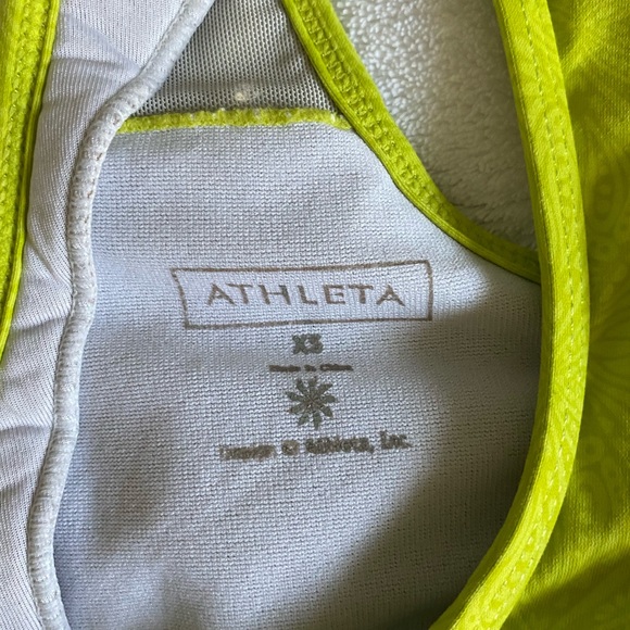 Athleta Workout Tank Top Pocket XS - Picture 5 of 8